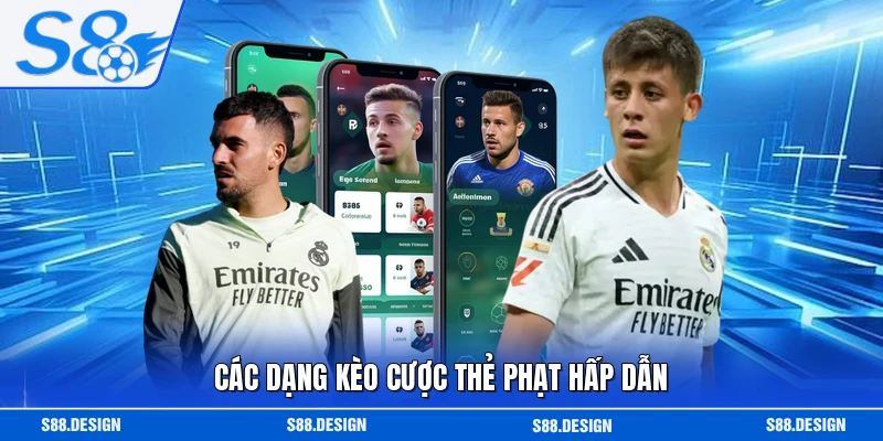 Các dạng kèo cược thẻ phạt hấp dẫn