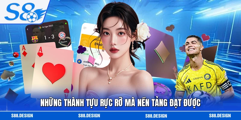 Những thành tựu rực rỡ mà nền tảng đạt được